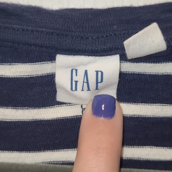 Gap S Stripe Tee Shirt Dress - Picture 4 of 6